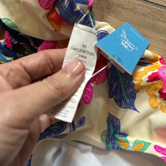 Cupshe Floral One Piece Swimsuit - Multicolor - Picture 5 of 7